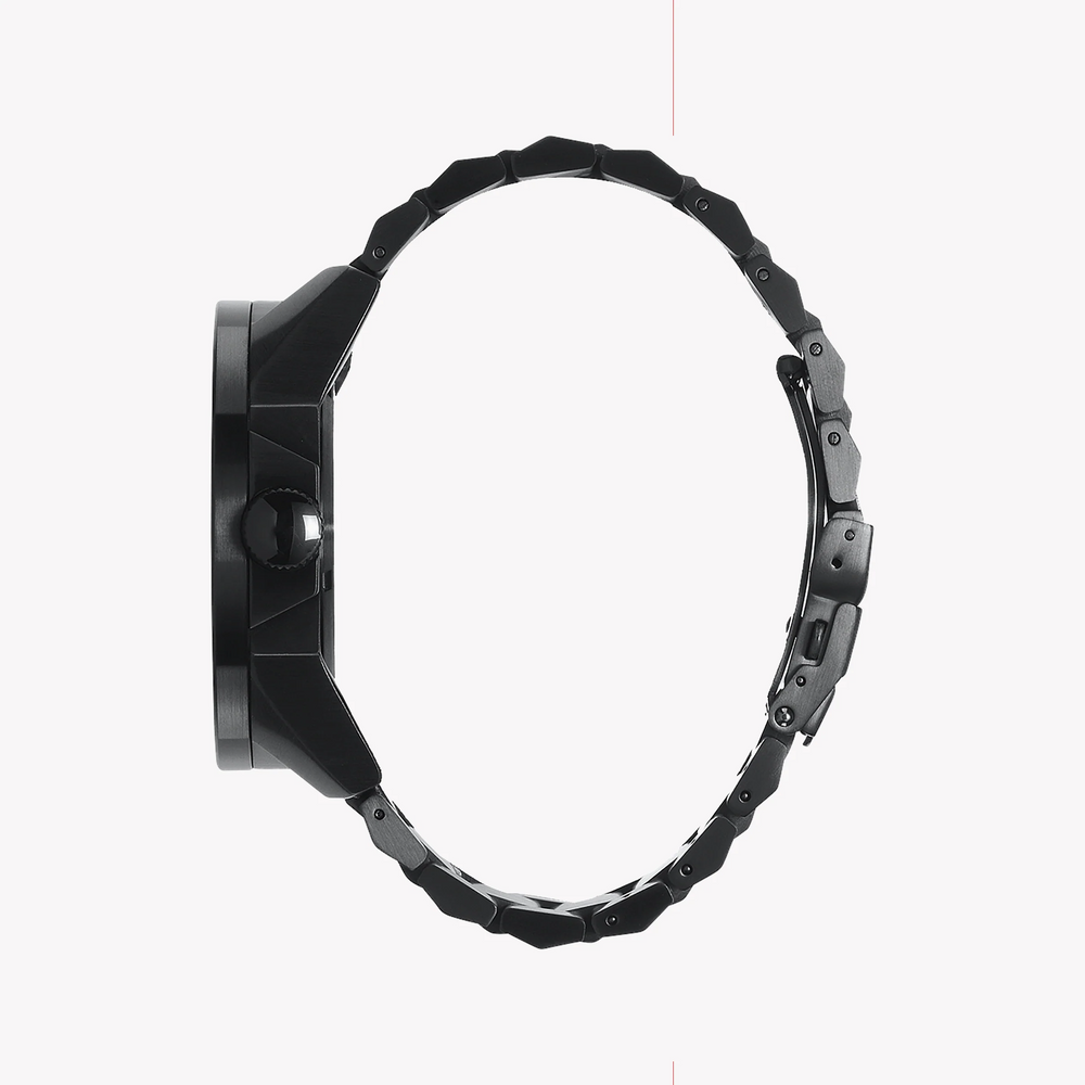 NIXON A346-001 BLACK STAINLESS STEEL - STRIKING STYLE FOR THE MODERN MAN-i-Watch-2