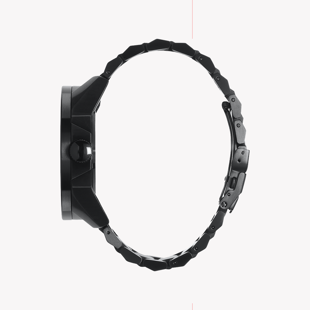 NIXON A346-001 BLACK STAINLESS STEEL - STRIKING STYLE FOR THE MODERN MAN-i-Watch-2