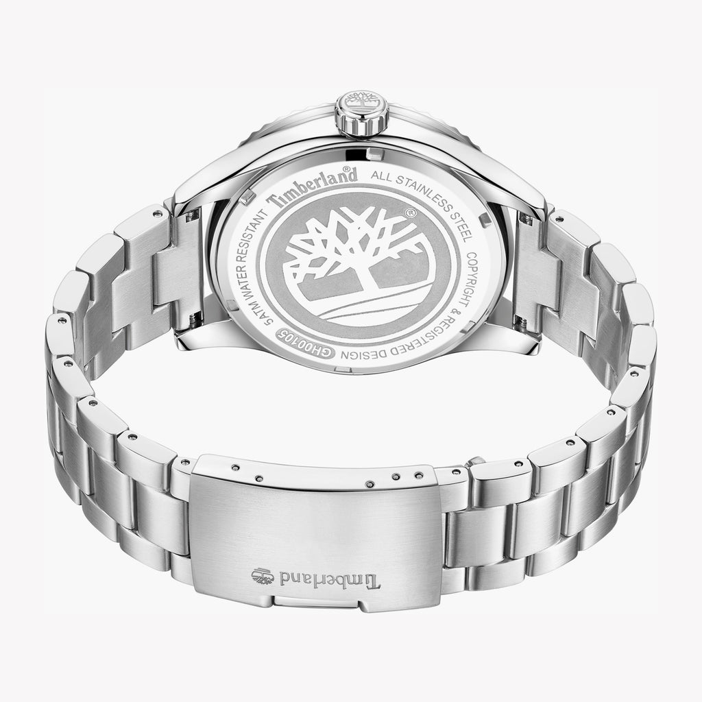 TIMBERLAND ADVENTURE TIMEPIECE - MEN'S STAINLESS STEEL WATCH WITH BLUE DIAL & 5 ATM WATER RESISTANCE-i-Watch-2