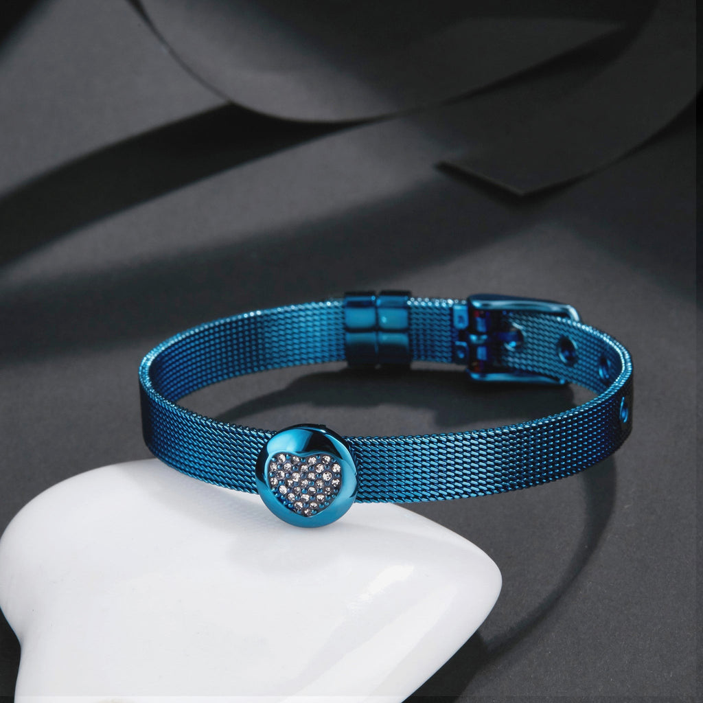 Zink Women's Blue Stainless Steel Bracelet | Zfbr001bl4