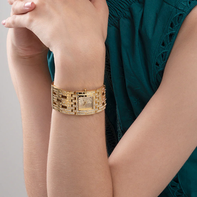 Guess Women's Gold Stainless Steel Watch, Gold Dial | Gw0441l2 by i-watch