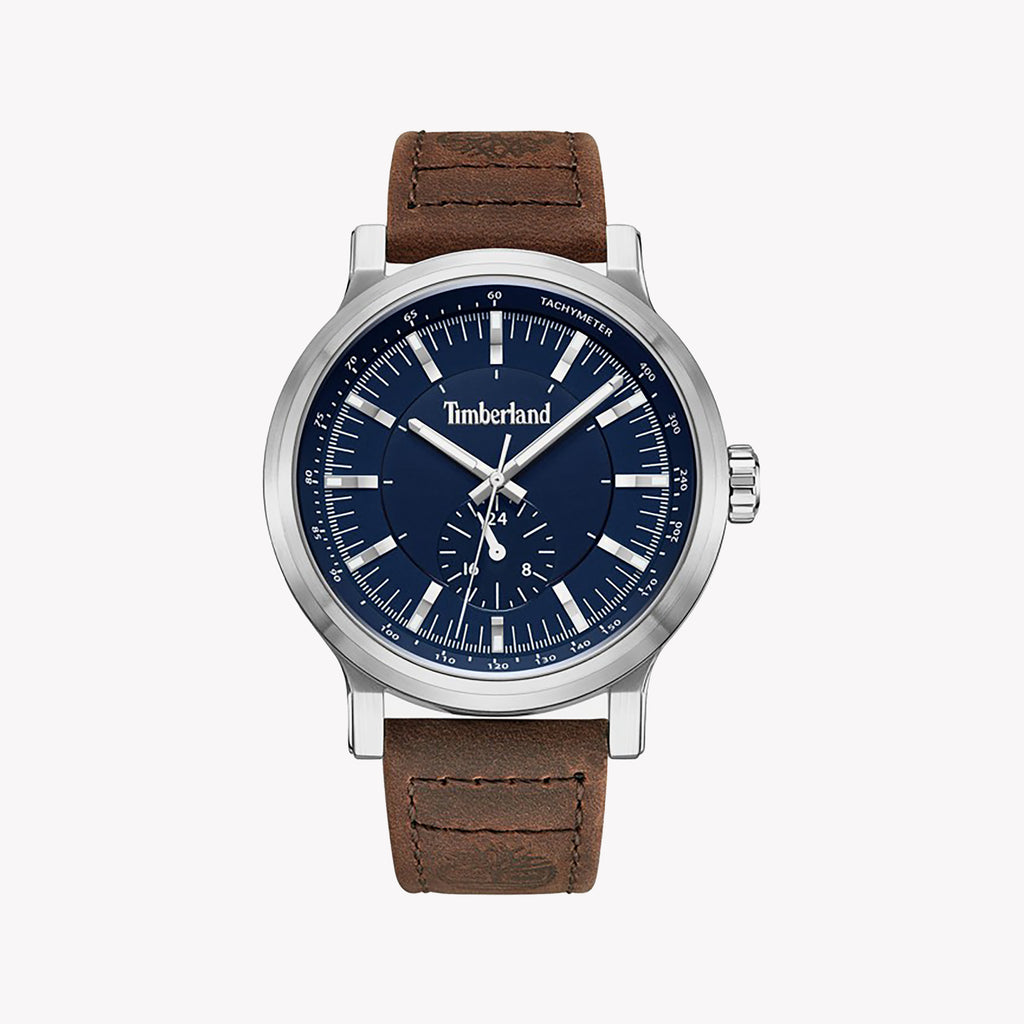 TIMBERLAND TDWGF2231001 RUGGED ELEGANCE - MEN'S STAINLESS STEEL & LEATHER TIMEPIECE