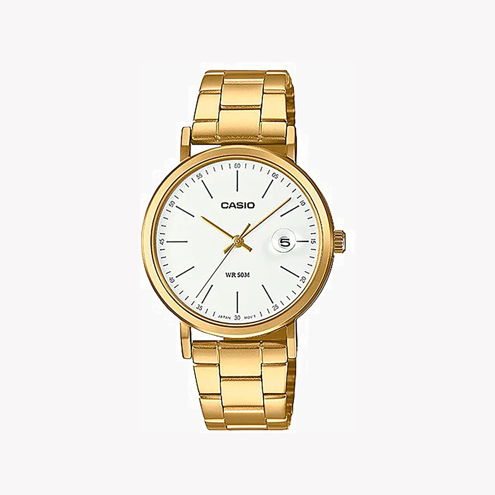 Casio Ltp-E175g-7evdf - Sporty Elegance Women's Watch With Gold Stainless Steel Band by i-watch