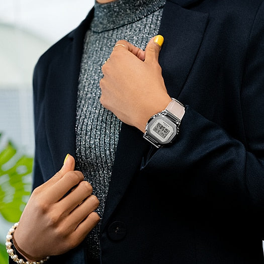 CASIO G-SHOCK GM-S5600SK-7DR - STYLISH SILVER & WHITE TIMEPIECE FOR ACTIVE WOMEN-i-Watch-3