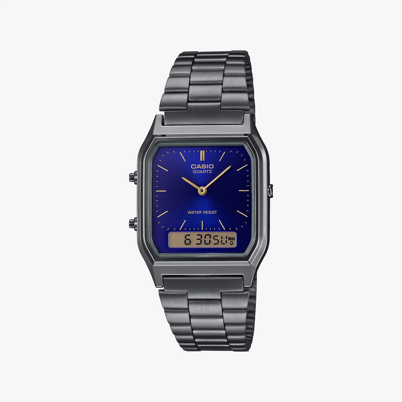 CASIO AQ-230EGG-2AEF VIBRANT ELEGANCE - STYLISH WOMEN'S WATCH WITH GRAY & BLUE DESIGN