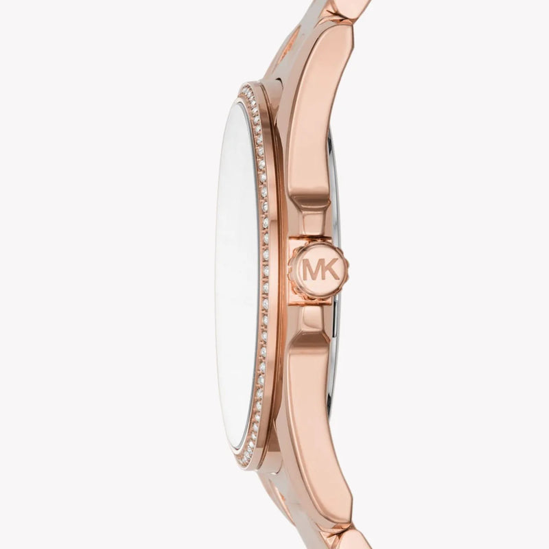 Michael Kors Women's Rose Gold Watch, White Dial | Mk6694 by i-watch