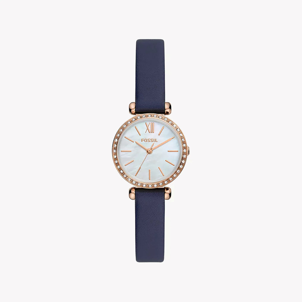 Fossil Women's Gold Stainless Steel, Blue Leather | Bq3899 by i-watch