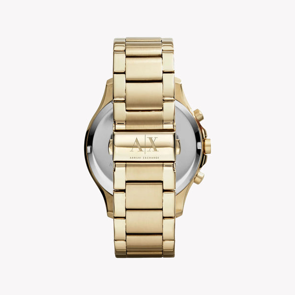 Armani Exchange Men's Gold Watch, Black Dial | Ax2137 by i-watch
