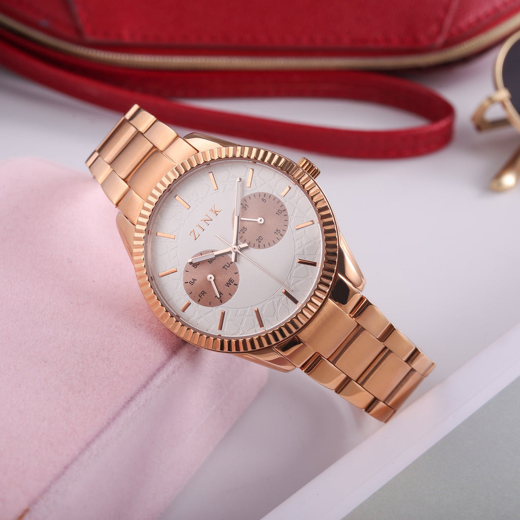Zink Women's Rose Gold Watch - Stainless Steel | Zk128l2ss-10