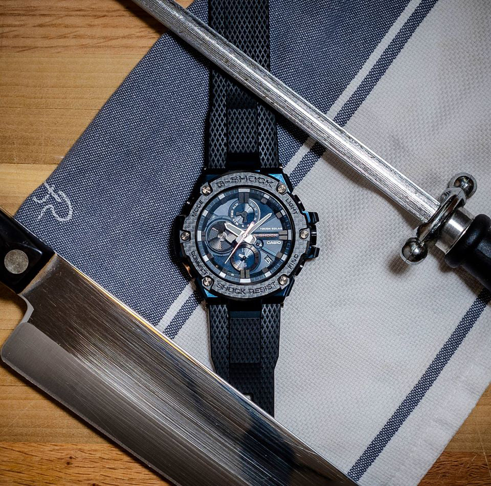 CASIO G-SHOCK GST-B200D-1ADR - BOLDLY BUILT FOR ADVENTURE & STYLE Men's Watch with Silver Stainless Steel Band and Black Dial-i-Watch-6