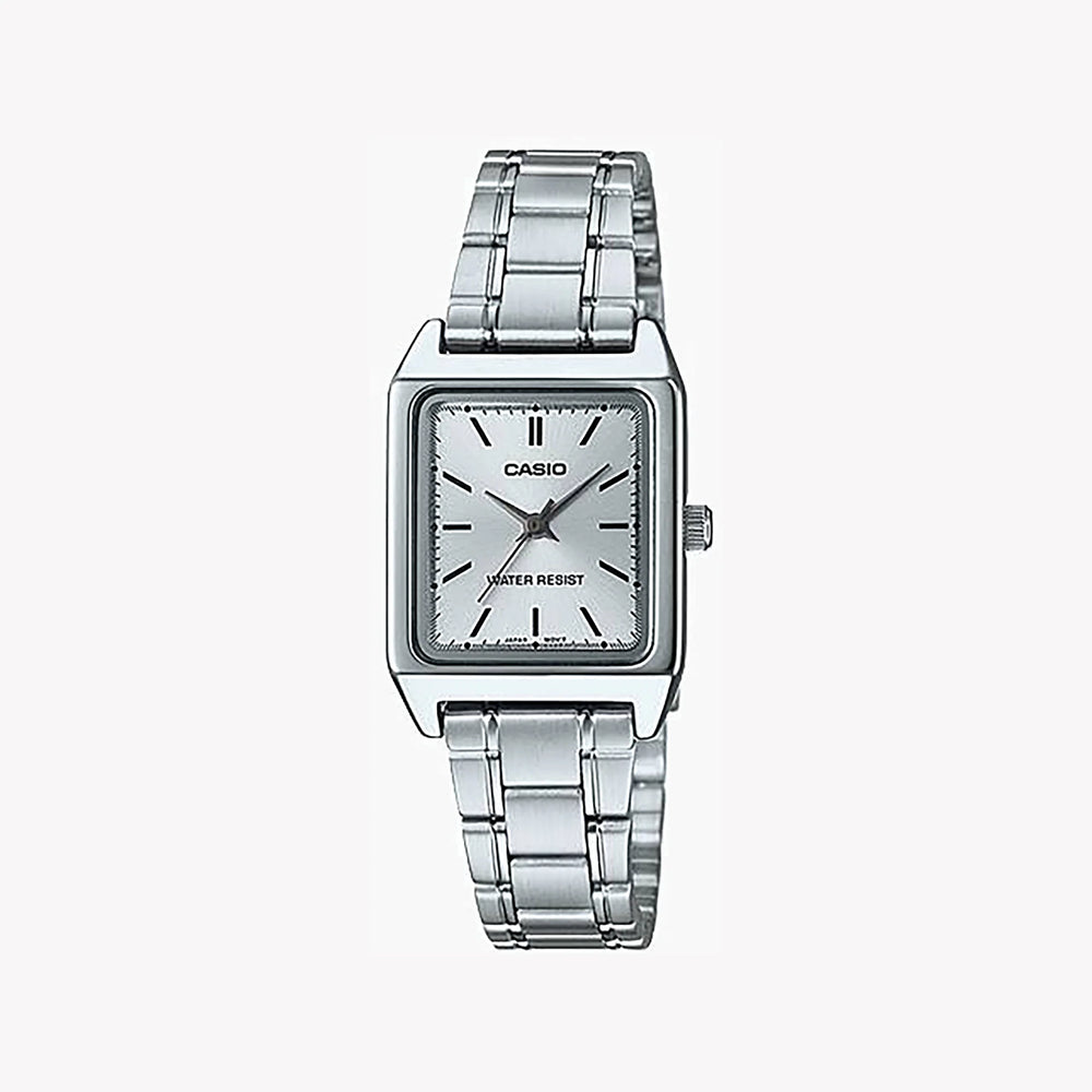 Casio Women's Silver Stainless Steel Watch, Analog | Ltp-V007d-7eudf by i-watch
