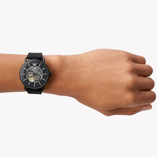 Emporio Armani Men's Black Watch, Leather Band | Ar60028 by i-watch