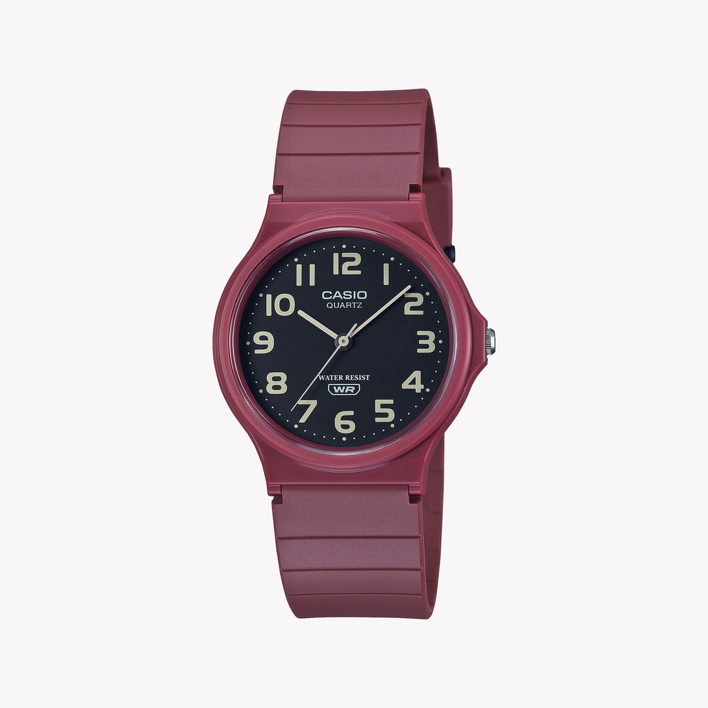 CASIO MQ-24UC-4BDF SPORTY & STYLISH - VIBRANT RED TIMEPIECE FOR ACTIVE LIFESTYLES