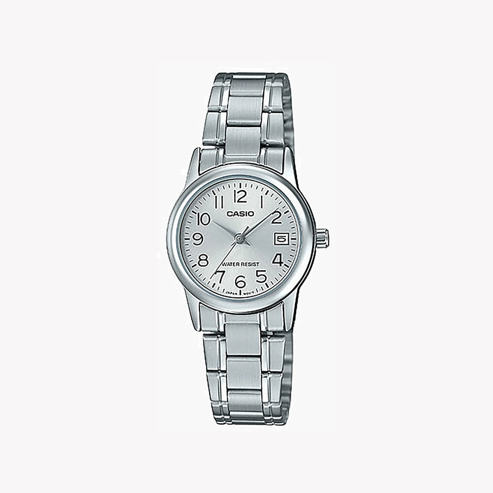 CASIO Women's Watch with Silver Stainless Steel Case and Silver Stainless Steel Band-i-Watch-3
