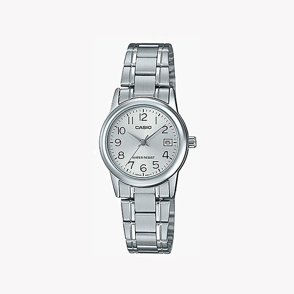 CASIO Women's Watch with Silver Stainless Steel Case and Silver Stainless Steel Band-i-Watch-3