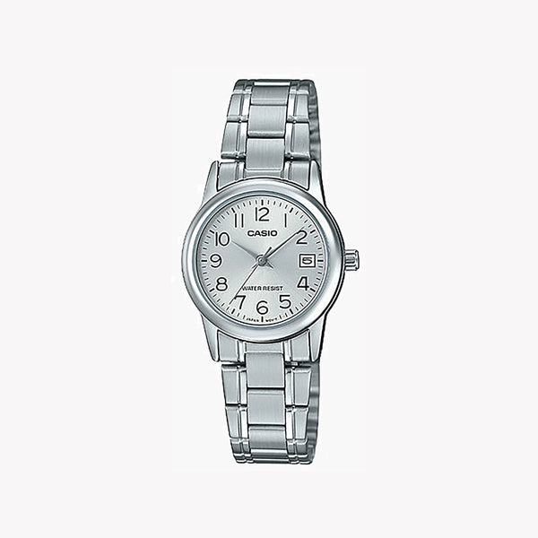 CASIO Women's Watch with Silver Stainless Steel Case and Silver Stainless Steel Band-i-Watch-3
