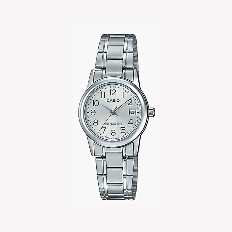 CASIO Women's Watch with Silver Stainless Steel Case and Silver Stainless Steel Band-i-Watch-3