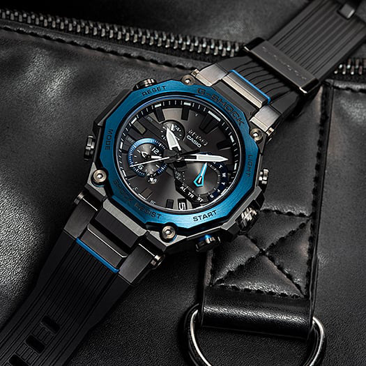 CASIO G-SHOCK MTG-B2000B-1A2 MASTER OF G METAL TWISTED-G BLUE - DUAL CORE GUARD Men's Watch