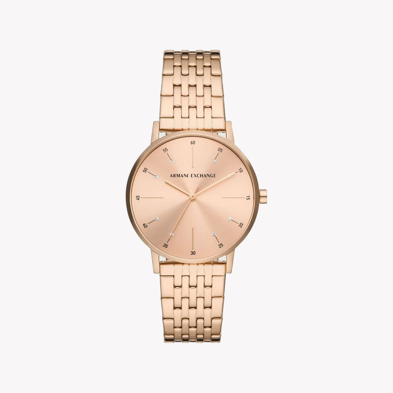 ARMANDI EXCHANGE AX5581 RADIANT ROSE GOLD - ELEGANT WOMEN'S ANALOG WATCH