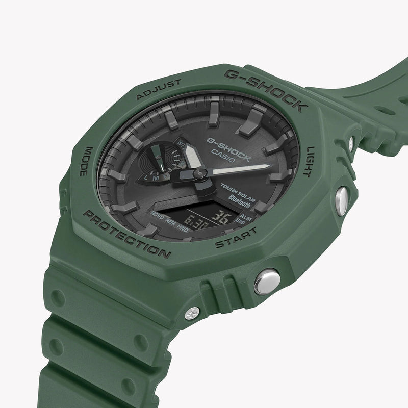 Casio G-Shock Ga-B2100-3adr Oak Dynamic - Sporty Green Men's Watch With Bluetooth & 200m Water Resistance by i-watch