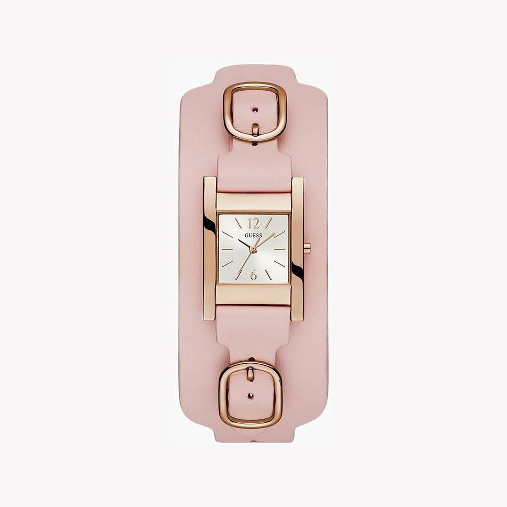 GUESS WATCHES W1137L4 ROSE GOLD CHIC TIMEPIECE WITH PINK BAND-i-Watch
