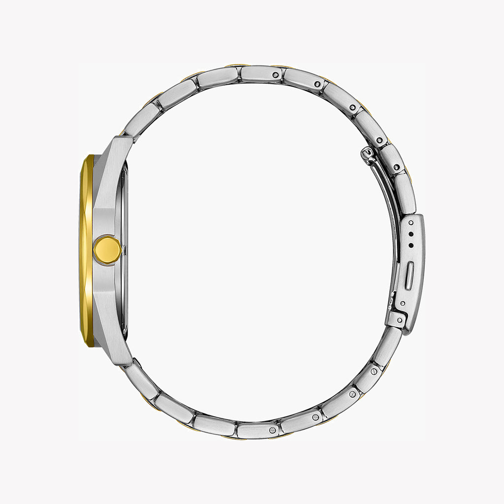 CITIZEN BM7604-80E ELEGANCE - STYLISH MEN'S ECO-DRIVE WATCH IN SILVER WITH BLACK DIAL-i-Watch-3