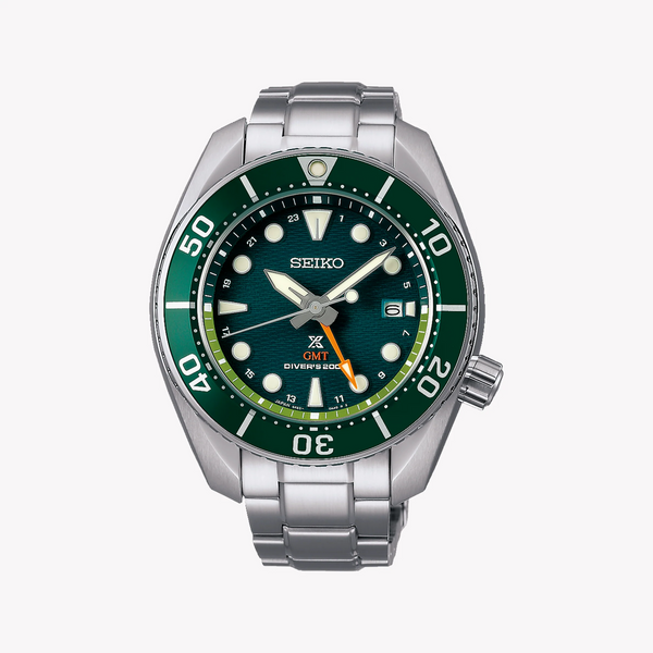 Seiko Prospex Men's Silver & Green Watch, Green Dial | Sfk003j1 by i-watch