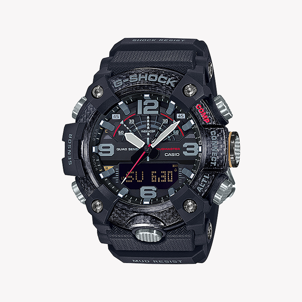 CASIO G-SHOCK GG-B100-1ADR ADVENTURE-READY - RUGGED SPORT MEN'S WATCH with Black Resin Band and Digital Display