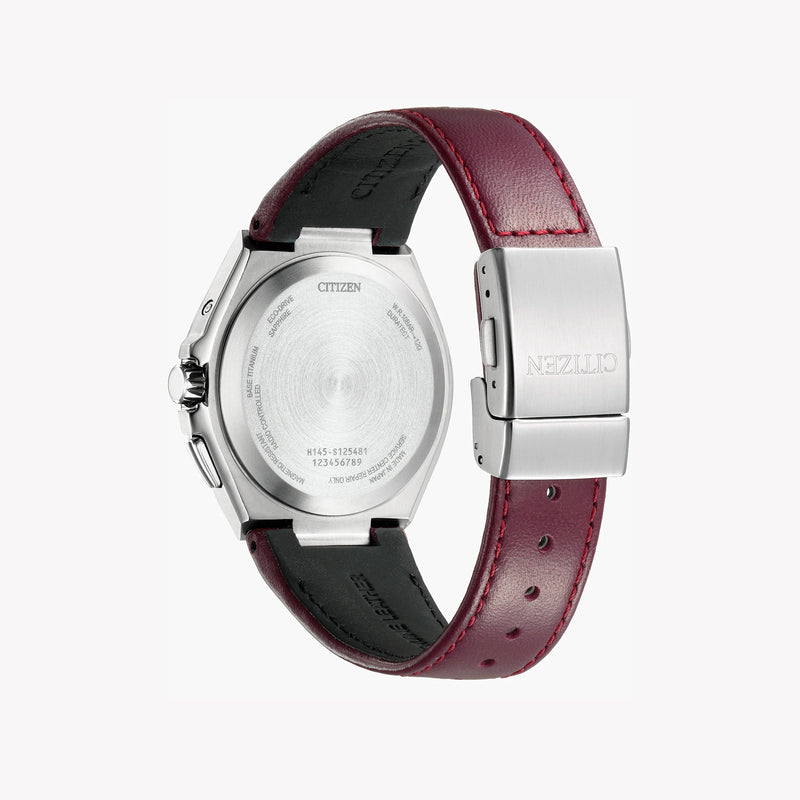 Citizen Cb0216-07w Refined Masterpiece - Men's Eco-Drive Watch With Burgundy Dial And Titanium Case by i-watch