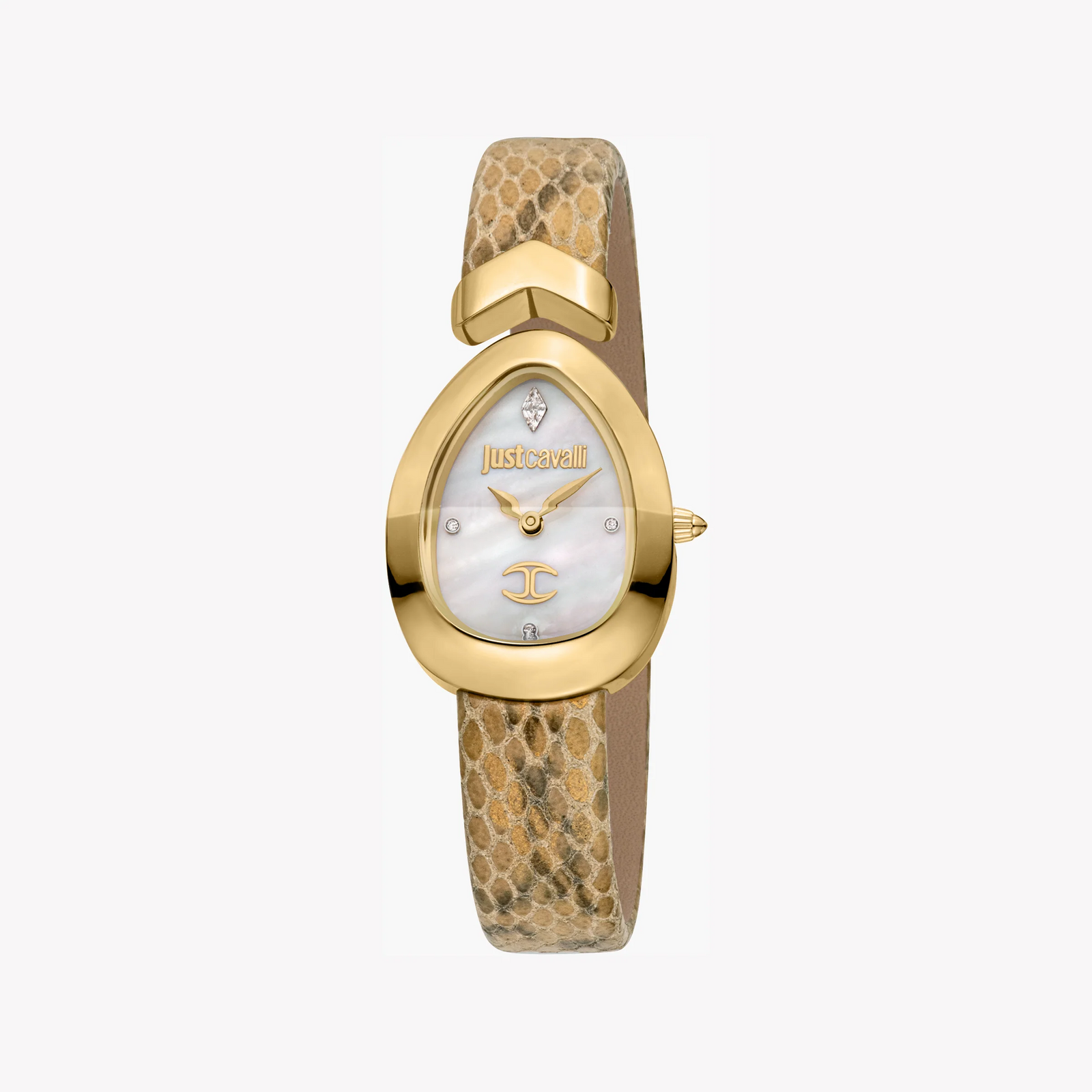 Just Cavalli Women's Gold Leather Watch, White Dial | Jc1l321l0025 by i-watch