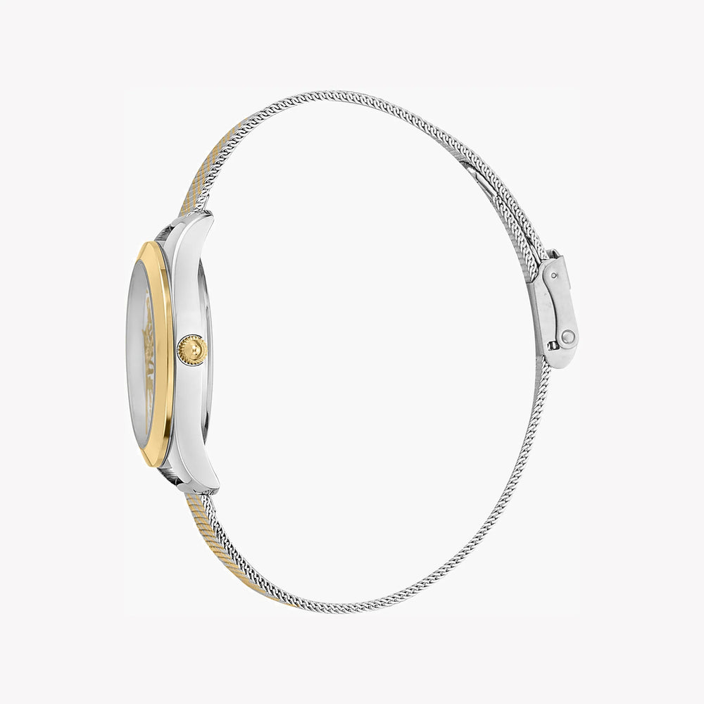Just Cavalli Women's Two Tone Watch, Silver Dial | Jc1l210m0065 by i-watch