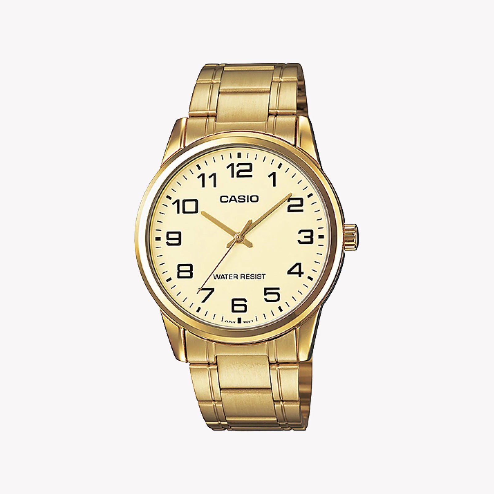 Timeless Elegance Men's Gold Watch, White Dial | Mtp-V001g-9budf by i-watch