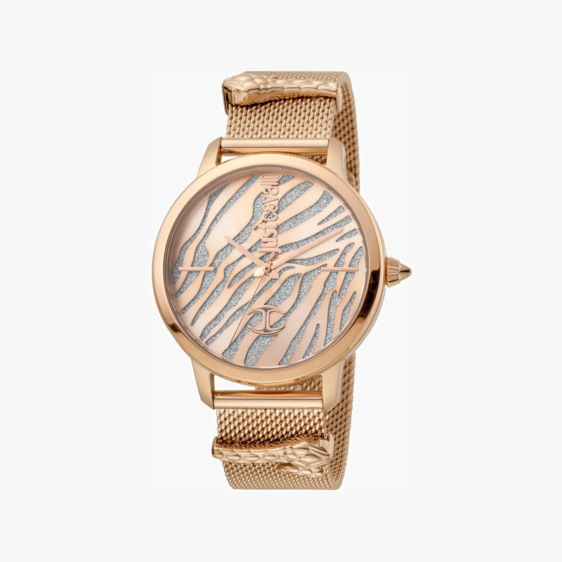 Just Cavalli Women's Rose Gold Watch, Silver Dial | Jc1l127m0065 by i-watch