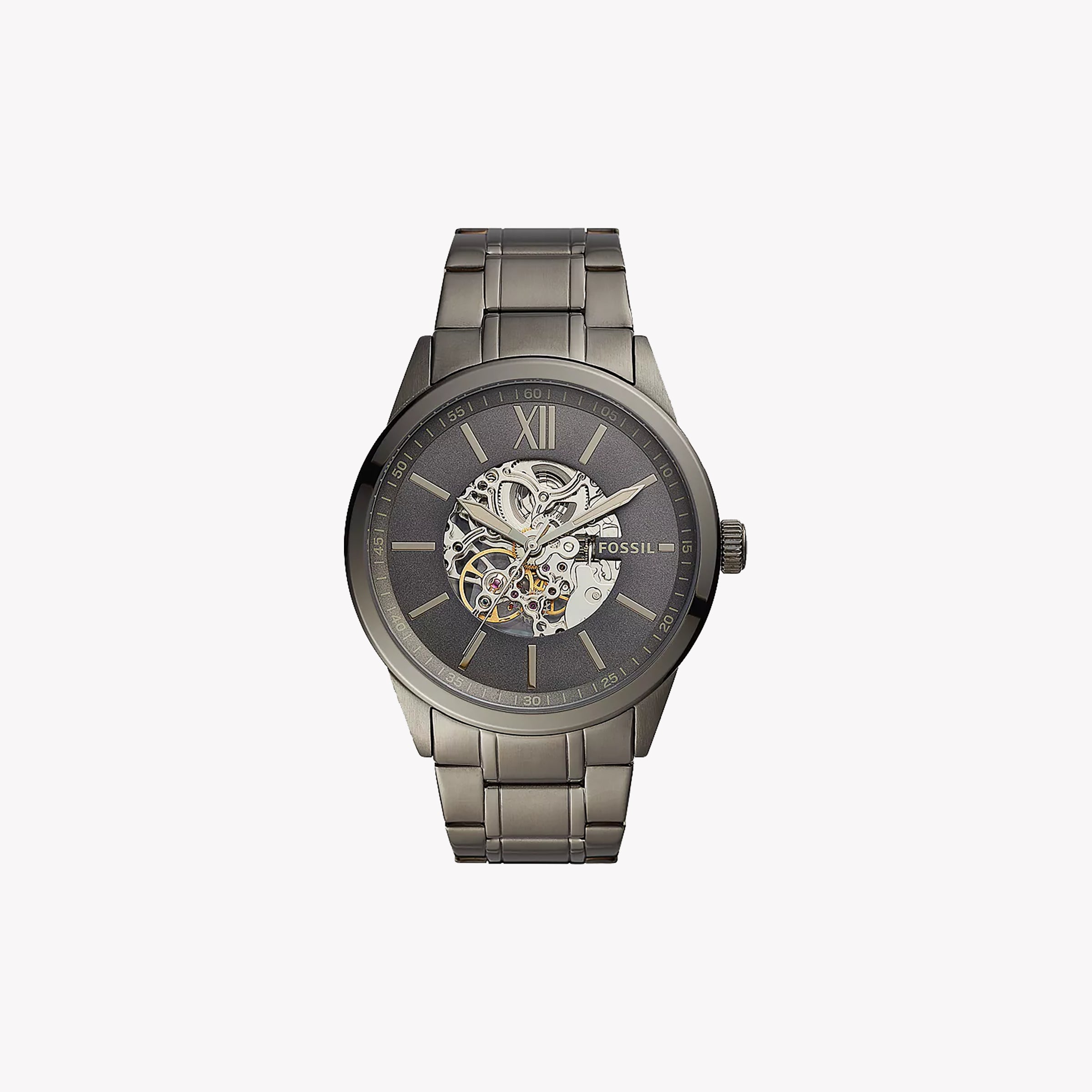 FOSSIL BQ2384 GUNMETAL ELEGANCE - TIMELESS CRAFTSMANSHIP AUTOMATIC WATCH