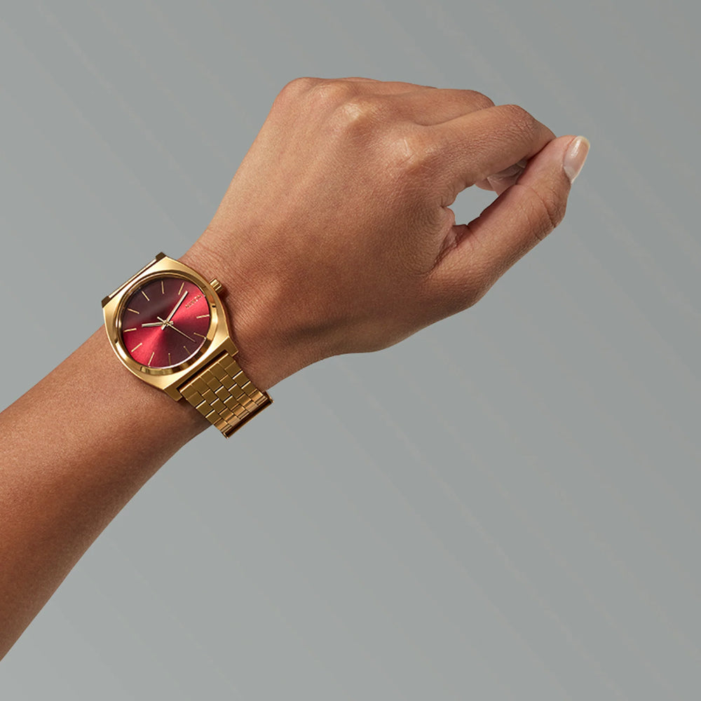 NIXON A045-5098 GOLD-RED FUSION - BOLD SOPHISTICATION TIMEPIECE for Men & Women-i-Watch-4