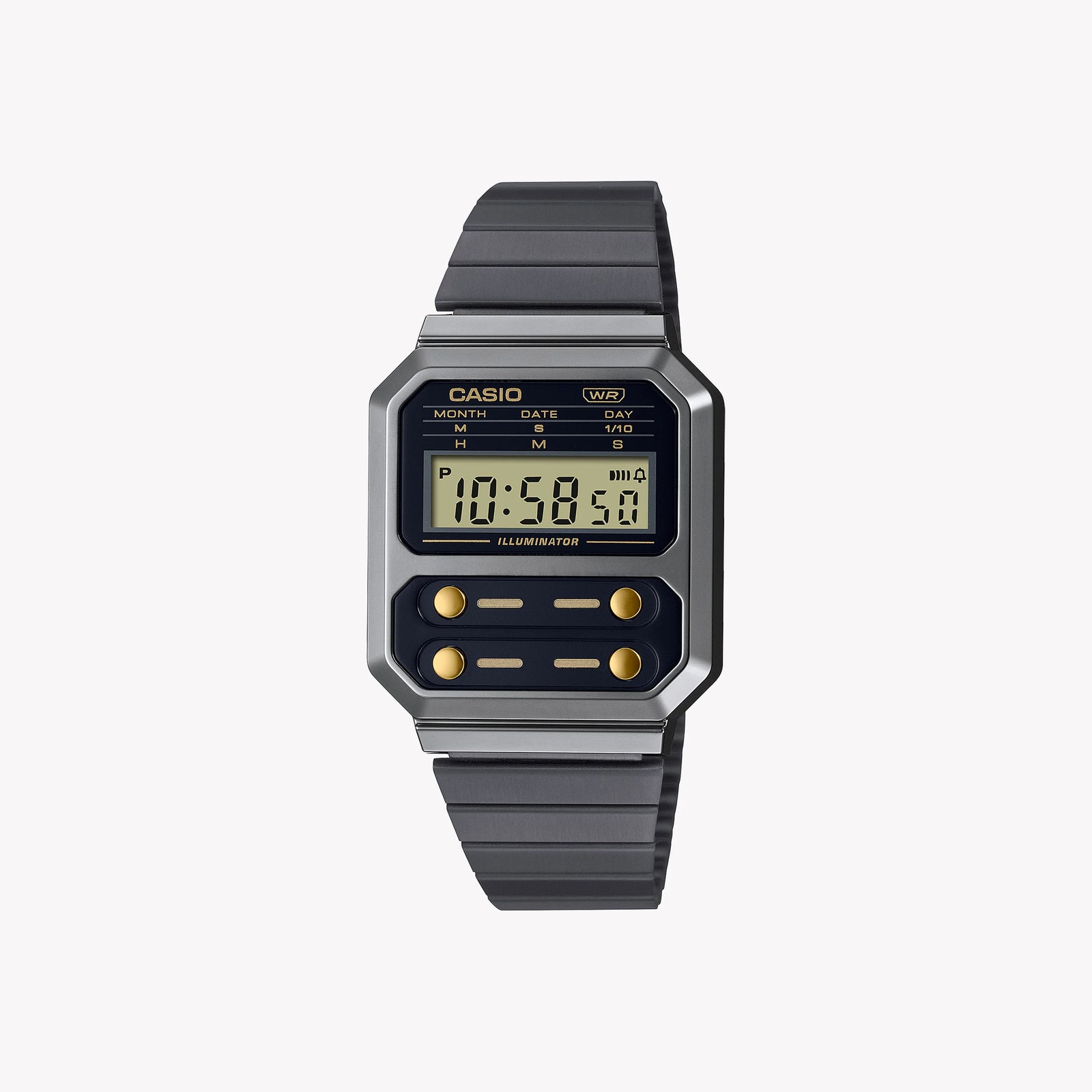 Timeless Elegance Unisex Resin Watch, Metal Strap | A100wegg-1a2e by i-watch