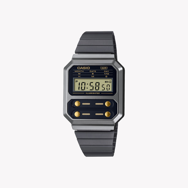 Timeless Elegance Unisex Resin Watch, Metal Strap | A100wegg-1a2e by i-watch