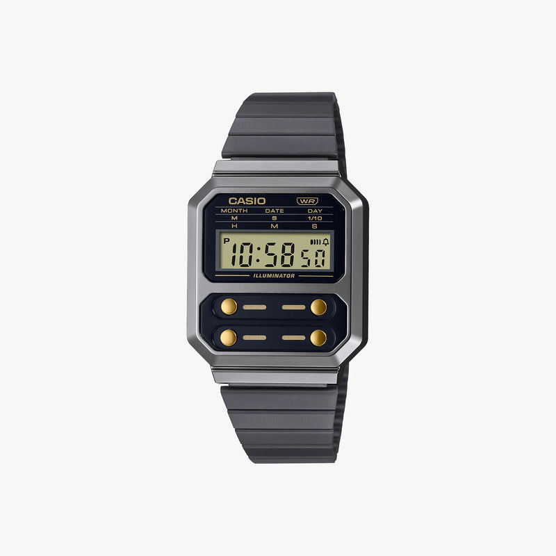 Timeless Elegance Unisex Resin Watch, Metal Strap | A100wegg-1a2e by i-watch