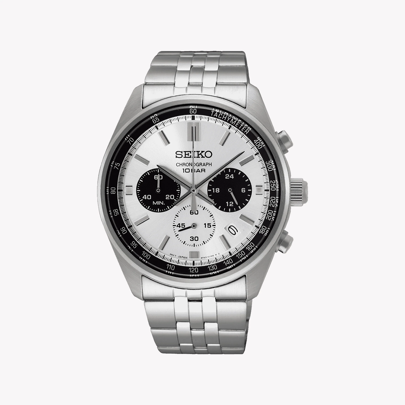 Seiko Men's Silver Stainless Steel Watch, Silver Dial | Ssb425p1 by i-watch