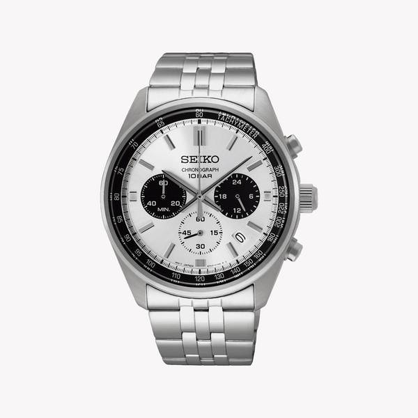 Seiko Men's Silver Stainless Steel Watch, Silver Dial | Ssb425p1 by i-watch