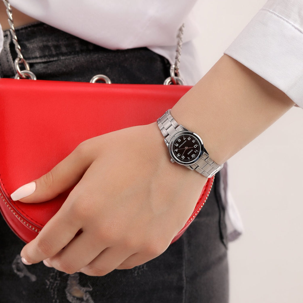 CASIO Women's Watch with Silver Stainless Steel Case and Silver Stainless Steel Band-i-Watch-4