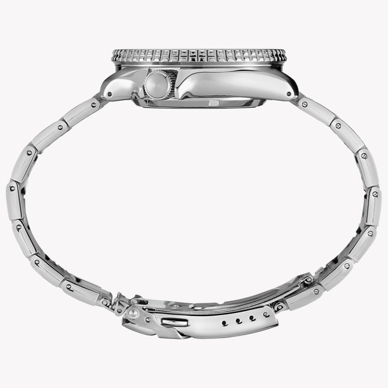 Seiko Men's Silver Stainless Steel, Dark Blue Dial | Srpk97k1 by i-watch