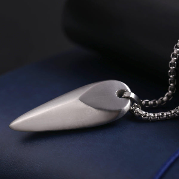 Zink Men's Necklace - Silver Stainless Steel | Zjpd012s