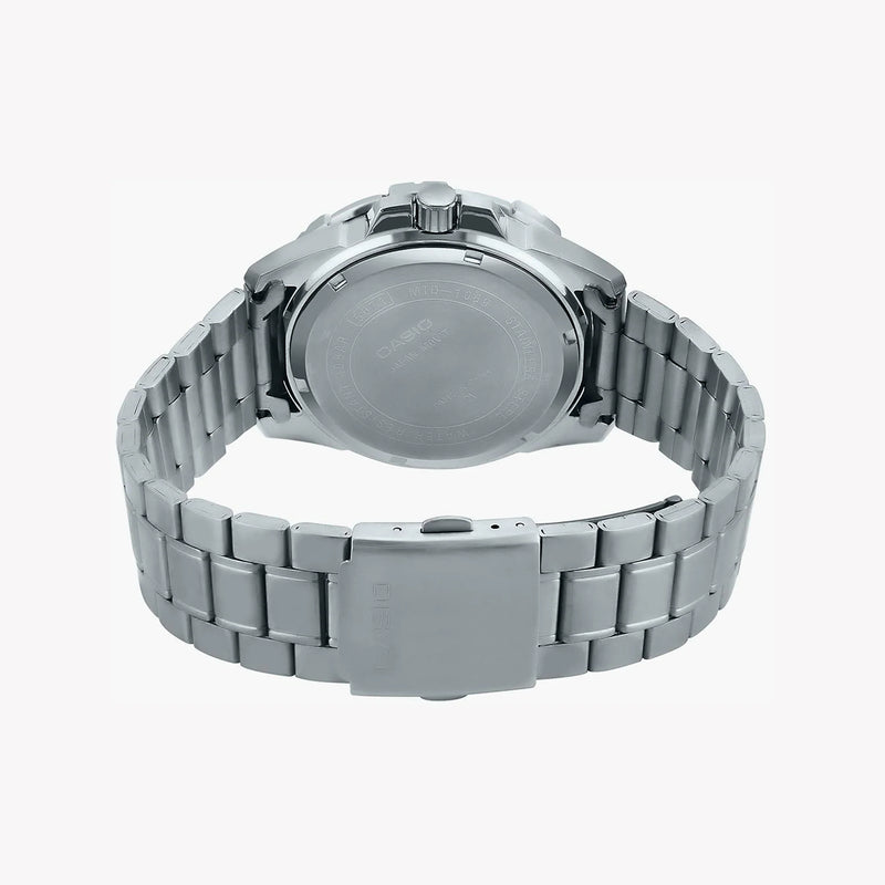 Casio Mtd-1069d-1avdf - Sporty Elegance For The Modern Man - Stainless Steel Timepiece by i-watch