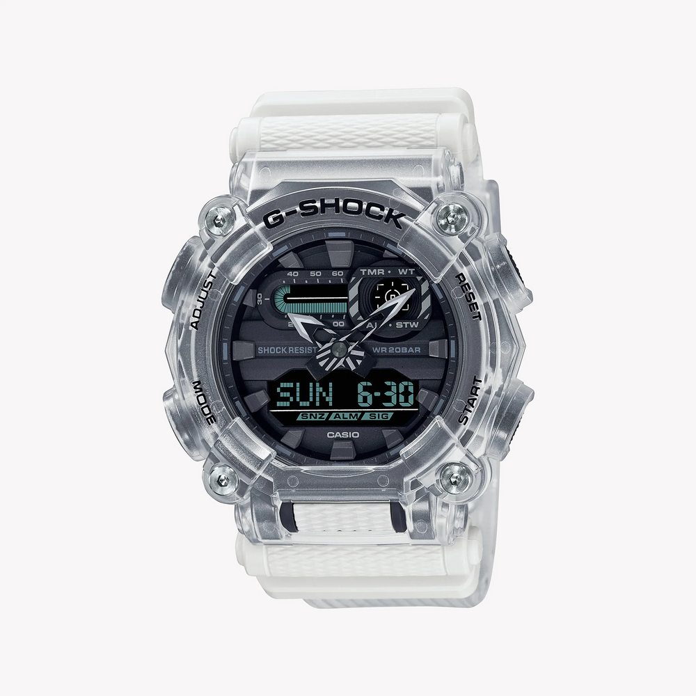 G-Shock Men's White Resin Watch, Digital Dial | Ga-900skl-7adr by i-watch