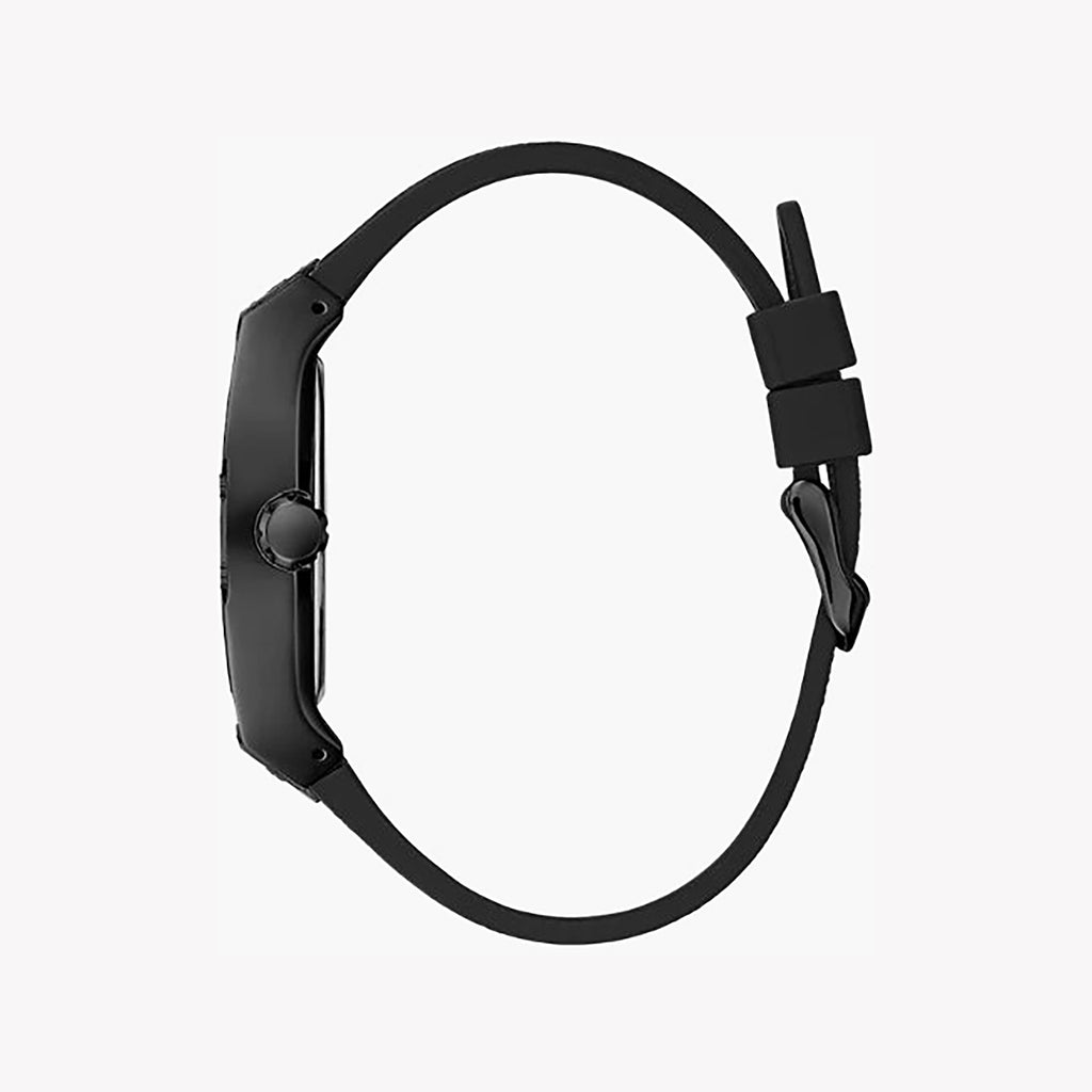 GUESS GW0048G1 MODERN CHIC - STRIKING BLACK & SILVER WOMEN'S WATCH with Silicone Band & Quartz Movement-i-Watch-2