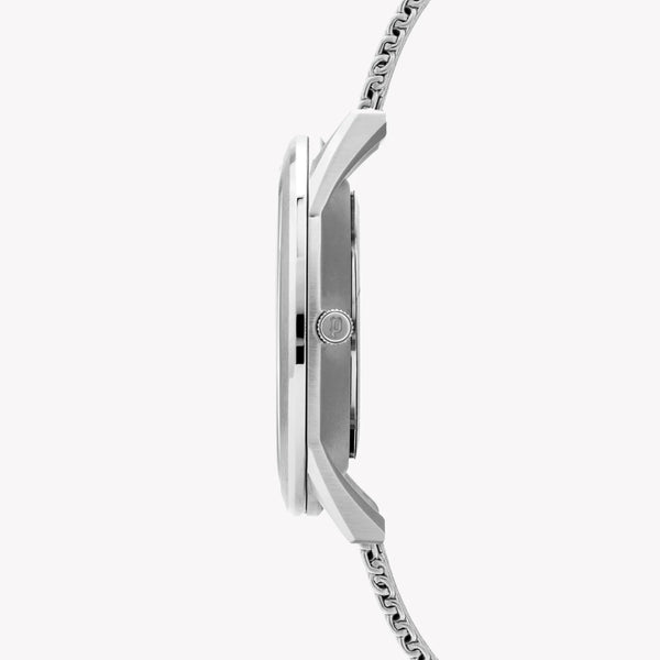 Police Men's Silver Stainless Steel Watch, Blue Dial | P15305js03mm by i-watch