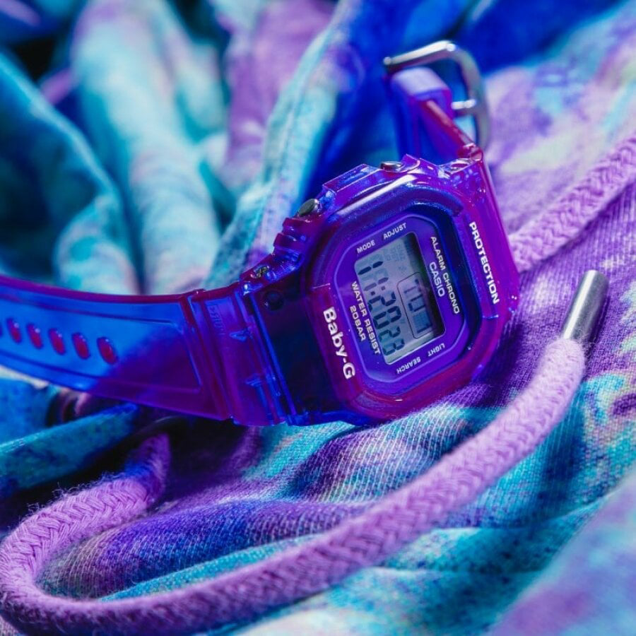 CASIO BABY-G BGD-560S-6DR SPIRIT OF ADVENTURE - VIBRANT PURPLE RESIN Women's Watch