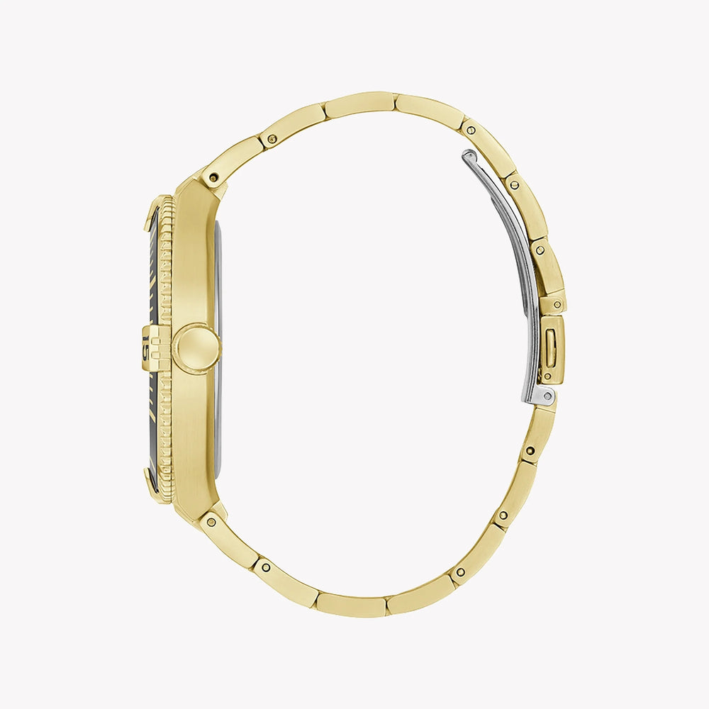 Guess Men's Gold Watch, Black Dial | Gw0330g2 by i-watch