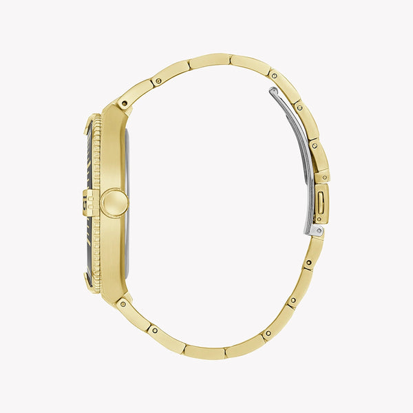 Guess Men's Gold Watch, Black Dial | Gw0330g2 by i-watch